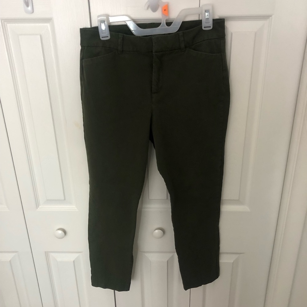 Green High Rise Pixie Pant